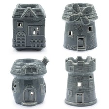 Grey House Home Shape Cut-Out