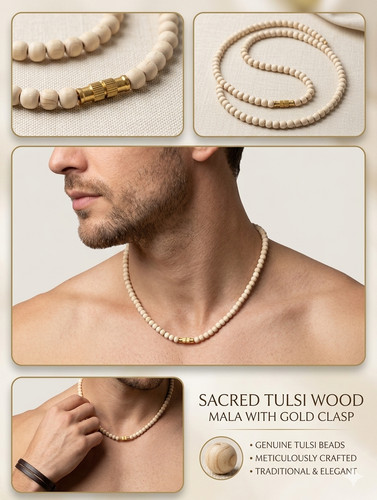 Authentic tulsi wood kanthi - authentic,