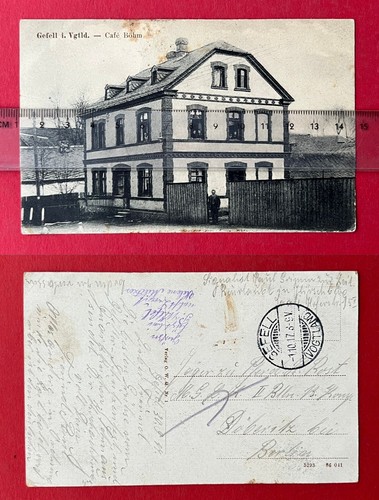 Postcard gefell vogtland - postcard,