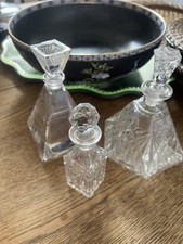 3 Vintage Glass Decorative