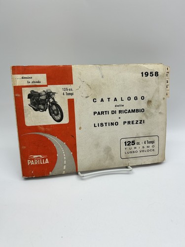 1958 moto parilla catalog - parilla,