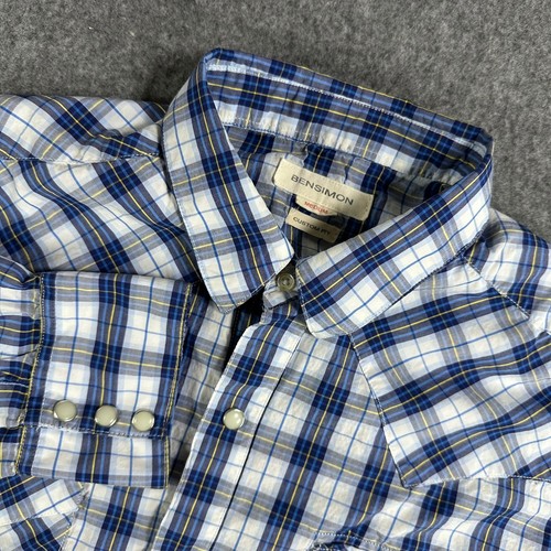 Bensimon mens medium - medium, plaid