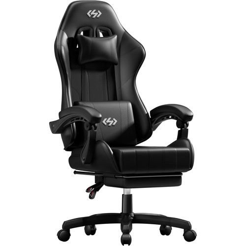Gaming chair with footrest - chair,