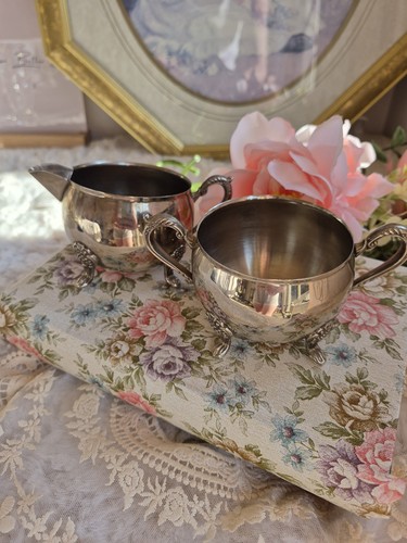 Vintage ornate silver plated - ornate,