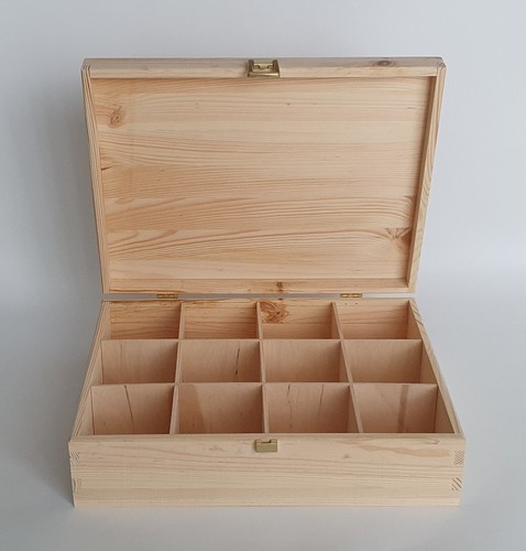 Wooden box tea - wooden, 12