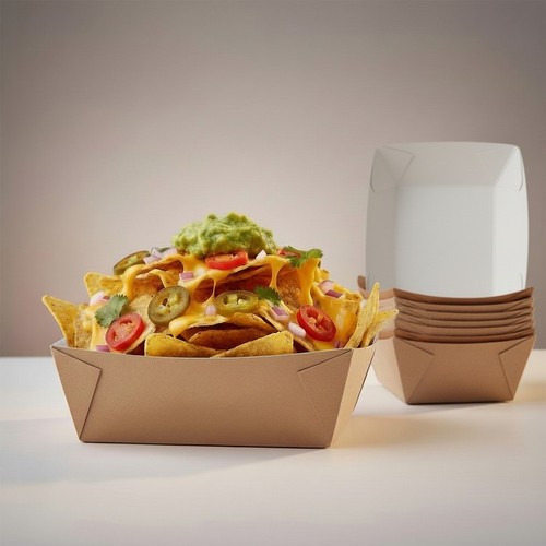 Kraft food tray - x, box