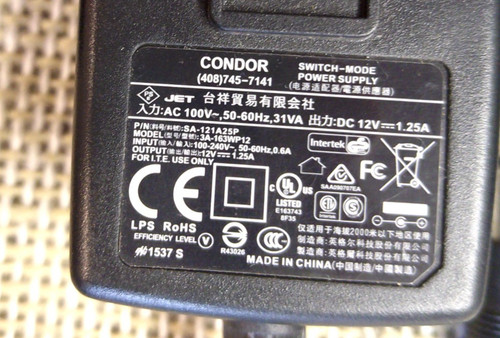 Genuine condor 163wp12 - genuine, 3a-163wp12