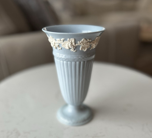 Ceramic vase queensware with - ceramic,