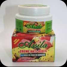  Assila Prickly Pear Face Cream, Natural Anti-Wrinkle (100 g)