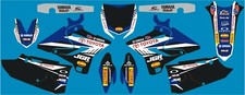 Yamaha YZ 125 250 Toyota style decal / graphics kit 2015 - 2021 FREE UK POSTAGE