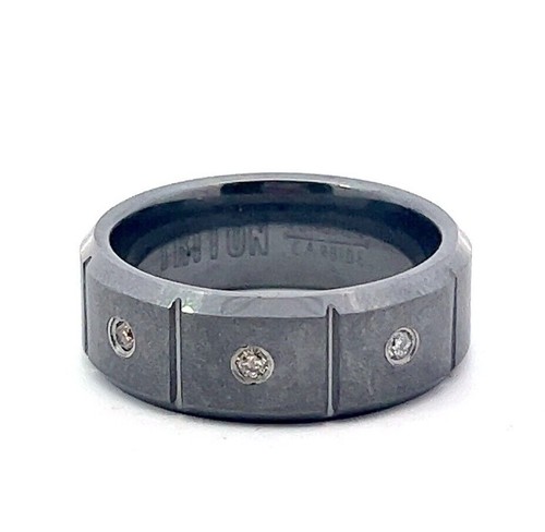 8mm tungsten 09ctw - tungsten, 3