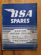 BSA Bantam Service Sheets