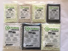 GEOFFS™ NATURAL PRECISION™ BIO AIRSOFT BBS BB AMMO 6MM PELLETS VSR SNIPER TRACER
