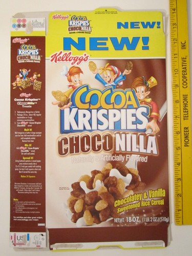 Empty cereal box kellogg - box, kellogg's