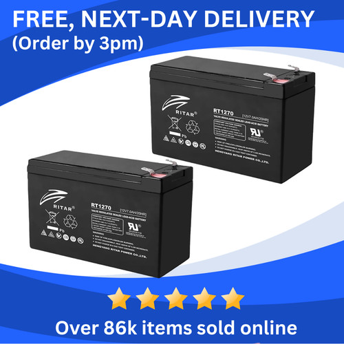 Ritar 12v 7ah batteries - ritar,