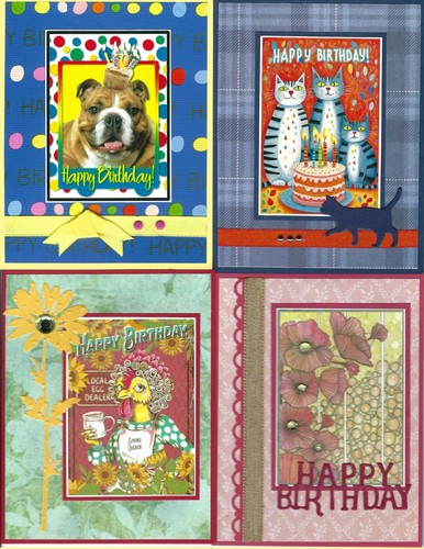 Handmade birthday cards b275 - ,