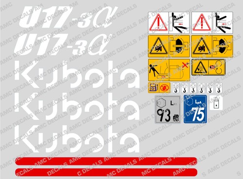 Kubota u17 mini digger - u17-3,