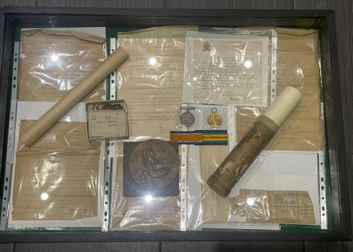 Ww1 british medals with death - british,