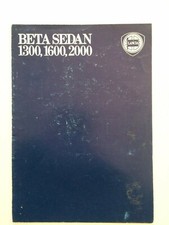 Lancia Beta Sedan Car Sales Brochure 1979 Fold Out Style Perfect Condition