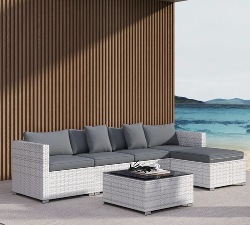 Pieces rattan corner - 6, sofa
