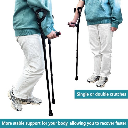 Black crutch for adults - for, men