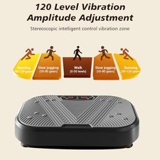 Quiet Compact Vibration Plate Machine for Home Use Power Fitness Massager