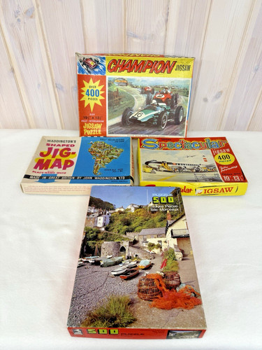 Job lot vintage jigsaws - of,