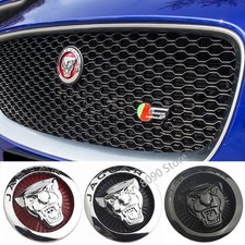 Car Front Grille Emblem Badge Front Decal for Jaguar XJ XJL XE XEL XF XFL F-TYPE