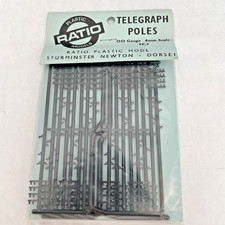 Telegraph Poles (16) "OO" Gauge Ratio TP/1