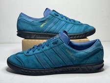 Adidas Hamburg Trainers - UK Size 7.5 - Blue Suede - Casual shoes