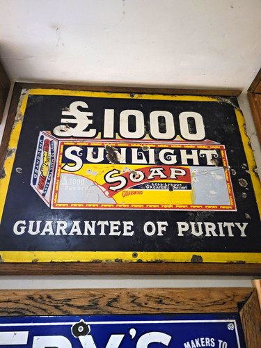 Sunlight soap guarantee of - soap, "guarantee
