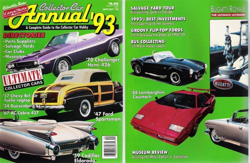 Collector car annual 1993 - car,