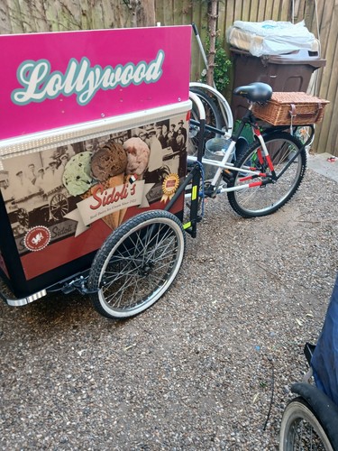 1960s paisley ice cream trike - paisley,