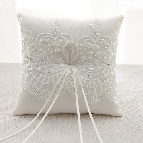 Ivory wedding ring pillow - ring,