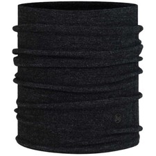 Buff Merino Fleece Neck Warmer (Solid Black)
