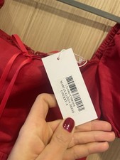 Reformation Marella Linen Red