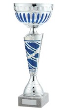 Large Silver and Blue