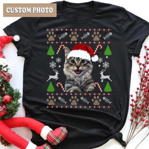 Cat ugly christmas - christmas,