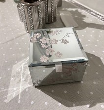 Laura Ashley Mirror Oriental Blossom Jewellery Box BNIB - Small