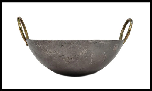 Pure iron indian kadai - iron,