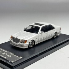 Street Weapon 1/64 Scale For Mercedes-Benz S600 W140 1991 White Diecast Car toys