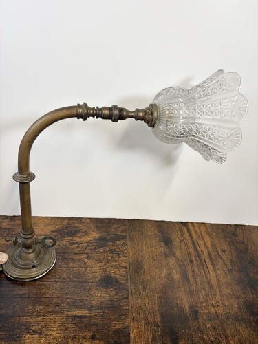 Antique solid brass gas - solid,