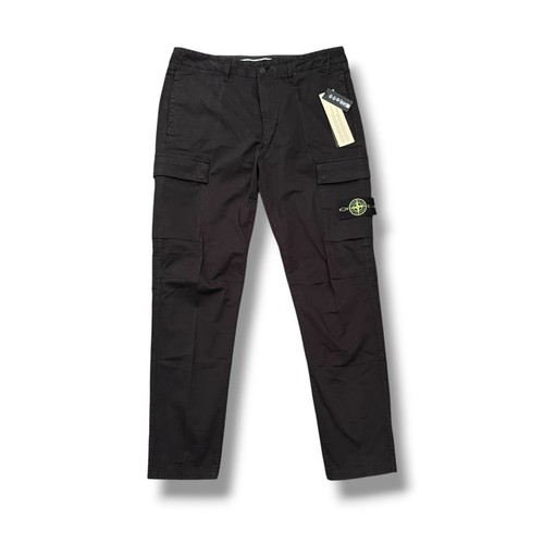 Stone island black cargos - island,