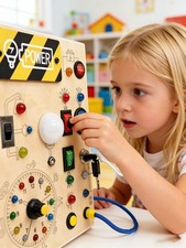 Montessori Wooden Busy Board