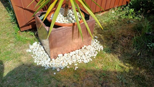 Copper planter plant pot xl - ,