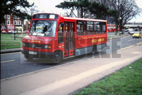 35mm slide london buses - slide,