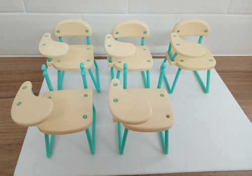 Barbie vintage school chairs - barbie,