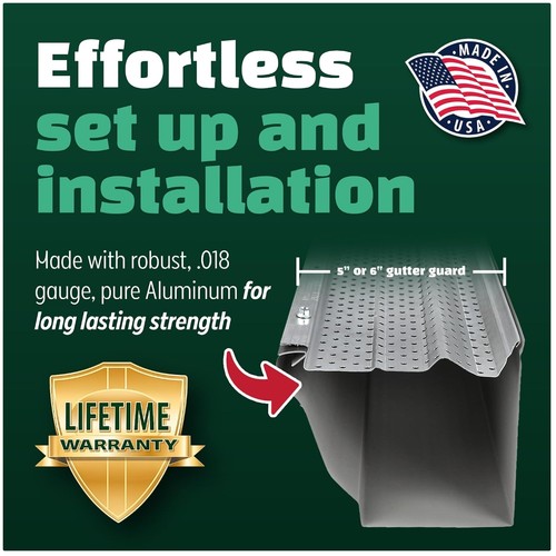 5 aluminum gutter - x,