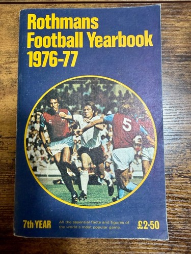 Rothmans football yearbook - rothmans,