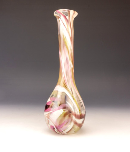 Mdina glass vase - glass,